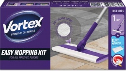 Kezdőkészlet, felmosó, száraz utántöltővel, VORTEX