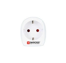Adapter, Egyesült Királyságba utazóknak, földelt, SKROSS