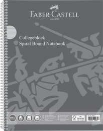 Spirálfüzet, A4, vonalas, 80 lap, perforált, lyukasztott,  FABER-CASTELL